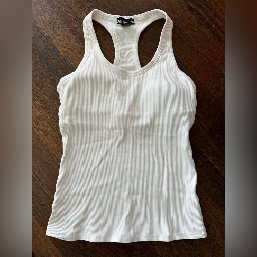 All Access Women’s White Tank